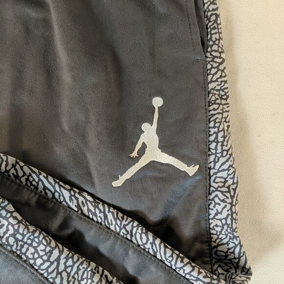 Jordan Grey Pants Sweat Track Side Stripe Boys XL 13-15y Joggers Elastic Ankle - Picture 2 of 11